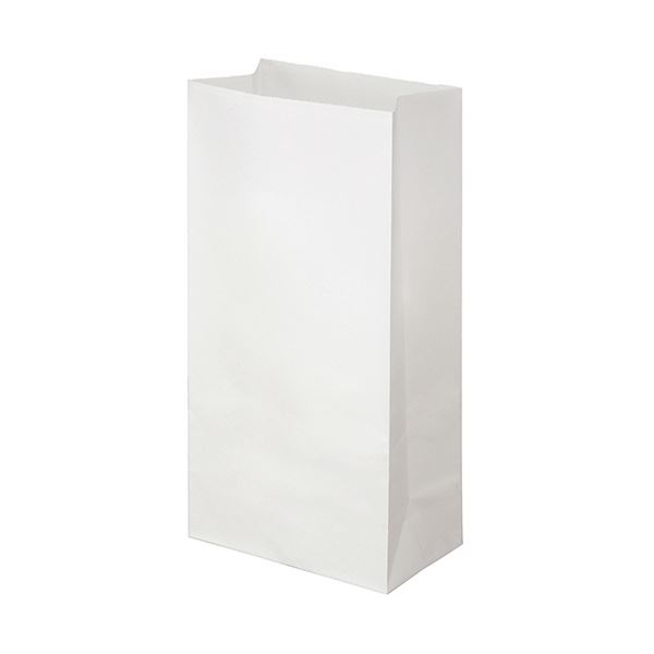 【ポイント20倍】TANOSEE 角底袋 12号ヨコ180×タテ350×マチ幅105mm 晒 1パック(500枚)