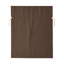 【ポイント20倍】(まとめ)店研創意 ストア・エキスプレス 梨地リボン付ギフトバッグ ブラウン 45cm 1パック(20枚) 【×5セット】