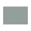 【ポイント20倍】(まとめ)ライオン事務器 カッティングマット再生PVC製 両面使用 620×450×3mm 灰/黒 CM-6012 1枚【×3セット】