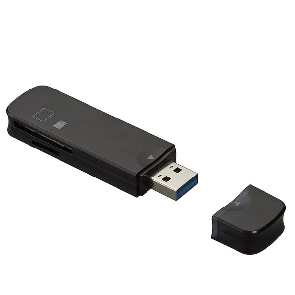 【クーポン配布中】Digio2 USB3.2 カードリーダー CRW-3SD74BK ブラック