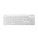 【ポイント20倍】バッファロー USB接続有線フルキーボード 丸洗い対応 ホワイト BSKBU310WHZ 1台