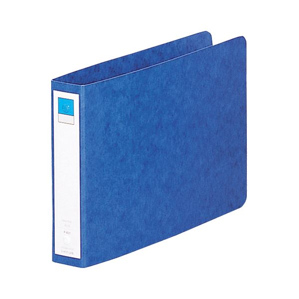 【マラソンでP最大46.5倍】(まとめ) リヒトラブ リングファイル A5ヨコ2穴 200枚収容 背幅35mm 藍 F-831 1冊 【×30セット】