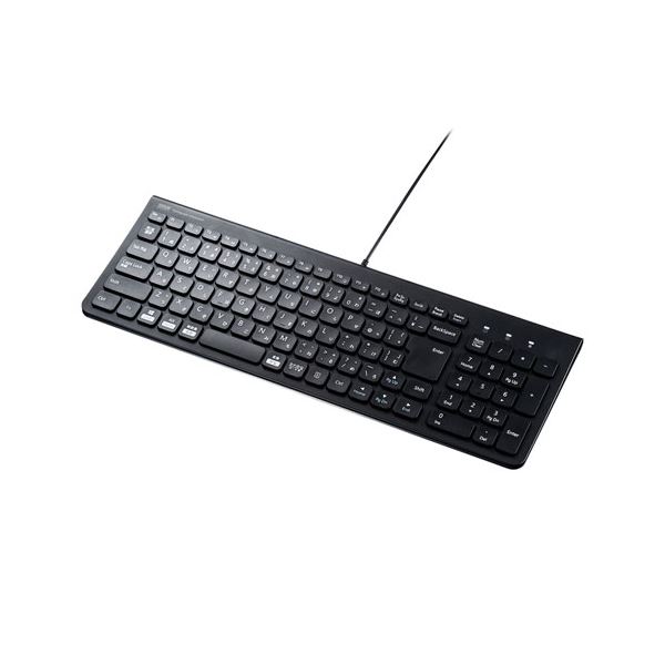 【ポイント20倍】サンワサプライ USBスリムキーボード SKB-SL31BK
