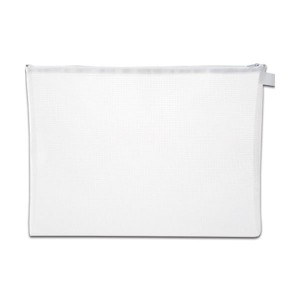 【クーポン配布中】（まとめ）TANOSEE メッシュケース B4タテ305×ヨコ410mm 白 1枚 【×10セット】