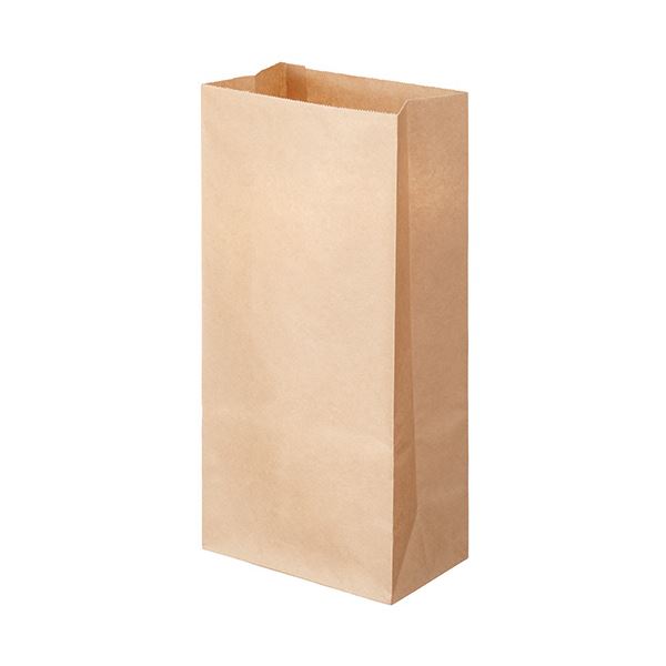 【ポイント20倍】(まとめ) TANOSEE 角底袋 8号ヨコ155×タテ320×マチ幅95mm 未晒 1パック(500枚) 【×10セット】