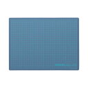 【ポイント20倍】(まとめ) ライオン事務器 カッティングマットKIRIKIRI 再生PVC製 320×240×1.2mm ブルー CM-30K 1枚 【×30...