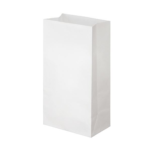 【ポイント20倍】(まとめ) TANOSEE 角底袋 6号ヨコ150×タテ280×マチ幅90mm 晒 1パック(500枚) 【×10セット】