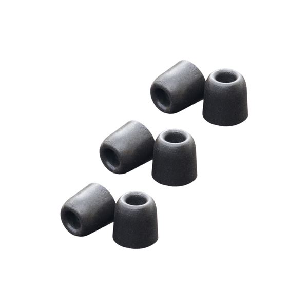 【ポイント20倍】（まとめ）ミヨシ 低反発イヤピース Sサイズ 3ペアセット AAC-TH01/S6P【×5セット】