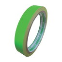 【マラソンでP最大47倍】(まとめ) 日東エルマテリアル 蛍光テープ 15mm×5m グリーン LK-15GN 1巻 【×3セット】
