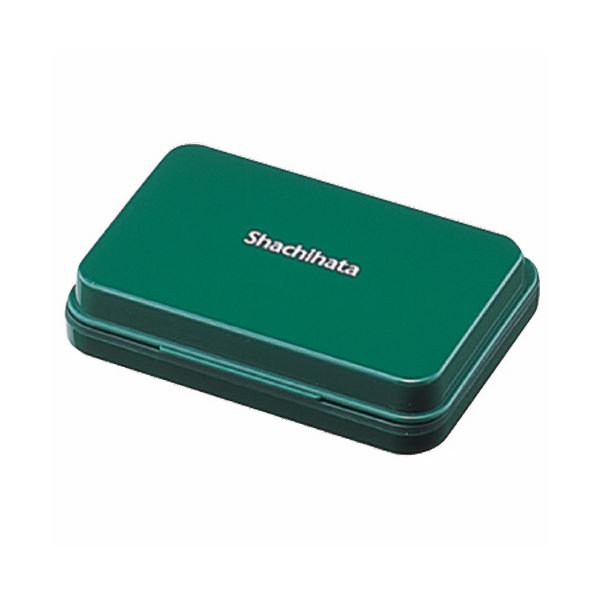 【クーポン配布中&ブラックフライデー対象】(まとめ) シヤチハタ スタンプ台 小形 緑 HGN-1-G 1個 【×30セット】