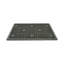 【マラソンでP最大47倍】(まとめ)山崎産業 泥っぷマット 450×750mm グレー 473359 1枚 【×3セット】(3)