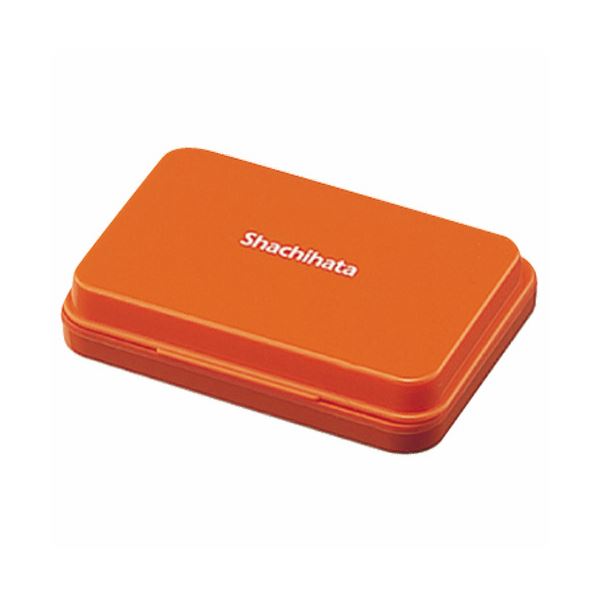 【クーポン配布中&ブラックフライデー対象】(まとめ) シヤチハタ スタンプ台 小形 朱色 HGN-1-OR 1個 【×30セット】