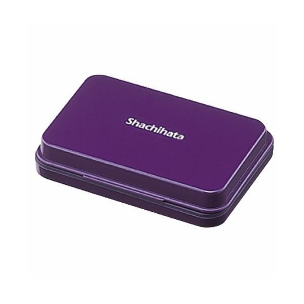 【クーポン配布中&ブラックフライデー対象】(まとめ) シヤチハタ スタンプ台 小形 紫 HGN-1-V 1個 【×30セット】