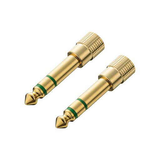 【ポイント20倍】(まとめ) サンワサプライ 3.5mmステレオミニプラグ-6.3mmステレオ標準プラグ変換アダプタ MM-SPKB2 【×2セット】 【ポイント20倍】(まとめ) サンワサプライ 3.5mmステレオミニプラグ-6.3mmステレオ標準プラグ変換アダプタ MM-SPKB2 【×2セット】