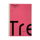 【クーポン配布中】(まとめ) キョクトウ Tree s B5 Pメモリ A罫30枚 ピンク 【×50セット】