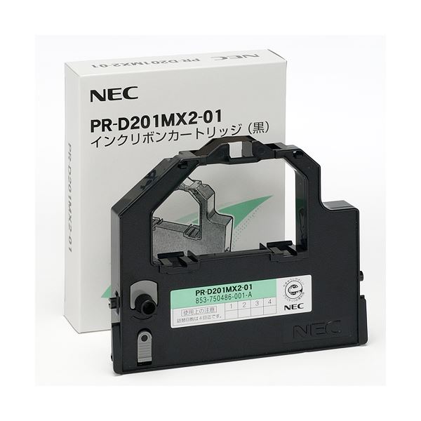 NEC インクリボンカートリッジ 黒 PR-D201MX2-01 1本 【×10セット】