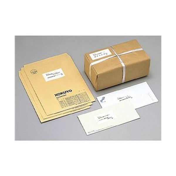 【ポイント20倍】（まとめ）コクヨ PPC用 紙ラベル（共用タイプ）A4 ノーカット KB-A590 1セット（50シート：10シート×5冊）【×5セット】