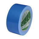 【マラソンでP最大47倍】(まとめ) ニチバン 布粘着テープ No.121 中軽量物封かん用 50mm×25m 青 1214-50 1巻 【×5セット】