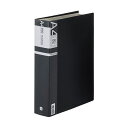 【ポイント20倍】(まとめ) ライオン事務器 クリアーブックMINANO(ミナノ) A4タテ 100ポケット 背幅62mm ブラック CR-100M 1冊 【×...