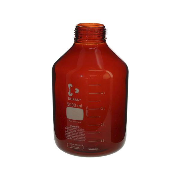 【ポイント20倍】ねじ口びん 広口 茶褐色 びんのみ 5L 【017250-150005】