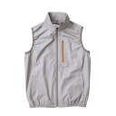 【クーポン配布中&マラソン対象】KU92140 空調服 R ポリエステル製 遮熱 タチエリ ベスト 服のみ シルバー LL