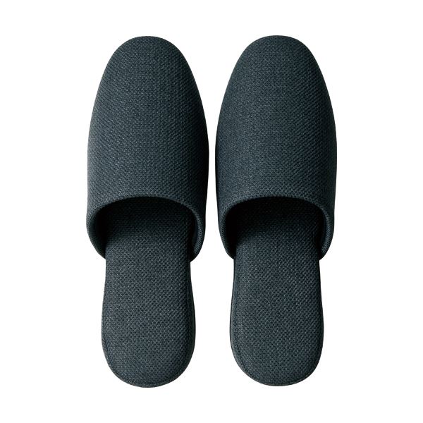 【クーポン配布中&ブラックフライデー対象】(まとめ) TANOSEE 吊り込み疲れにくいスリッパ ブライト チ..