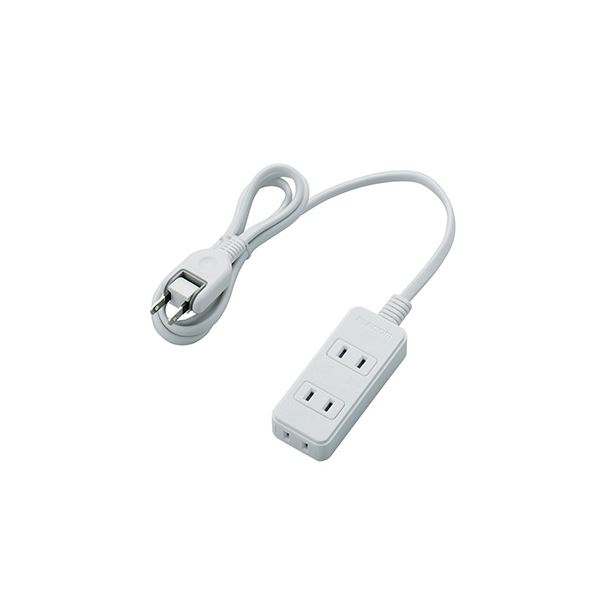 【クーポン配布中】【5個セット】 エレコム スイングプラグタップ/3個口/1m/ホワイト T-S02N-2310WHX5