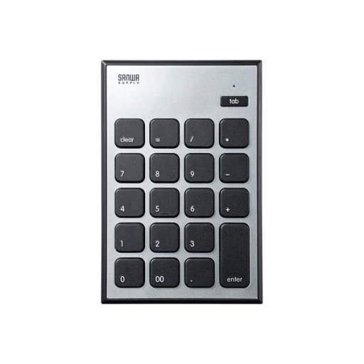 【クーポン配布中】サンワサプライ MAC用Bluetoothテンキー NT-MBT23BK 【クーポン配布中】サンワサプライ MAC用Bluetoothテンキー NT-MBT23BK