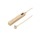 【ポイント20倍】YAZAWA 差し込みフリータップ2面ブレーカーSW付1.5m ナチュラルウッドNWH9B10115NW