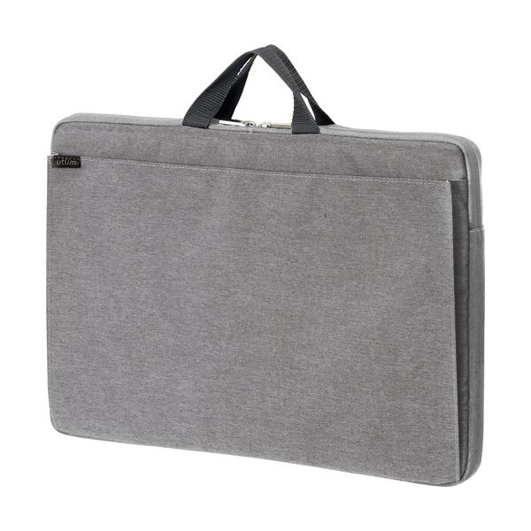 【ポイント20倍】(まとめ) ソニック ユートリムノートPC軽量ケース 極厚クッション付き 15.6型対応 グレー UT-5528-GL 1個 【×3セット】