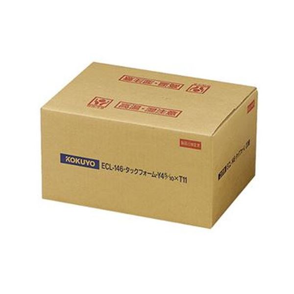 【クーポン配布中】（まとめ）コクヨ 連続伝票用紙（タックフォーム）横4_5/10×縦11インチ（114.3×279.4mm）6片 ECL-146 1パック（100シート）【×5セット】