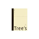 【ポイント20倍】（まとめ）キョクトウ・アソシエイツ Trees A5 A罫 30枚 クリーム【×50セット】