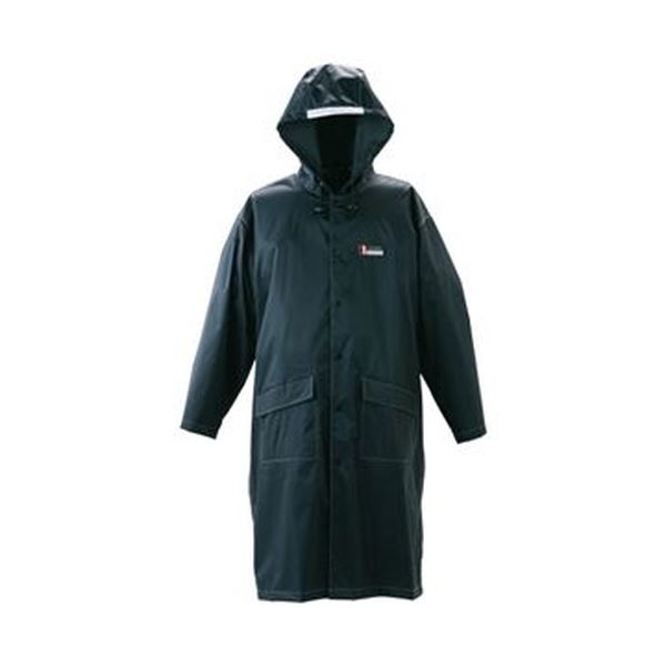 【ブラックフライデーでP最大47倍】(まとめ)川西工業 防水レインパーカー ブラックフリーサイズ #3535 1着【×5セット】