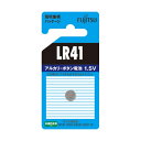 【マラソンでポイント最大46倍】（まとめ）FDK 富士通 アルカリボタン電池1.5V LR41C（B）N 1個 【×30セット】