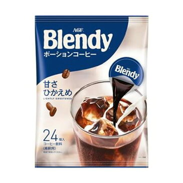 （まとめ）味の素AGF ブレンディポーションコーヒー 甘さひかえめ 18g 1セット（72個：24個×3袋）【×5セット】