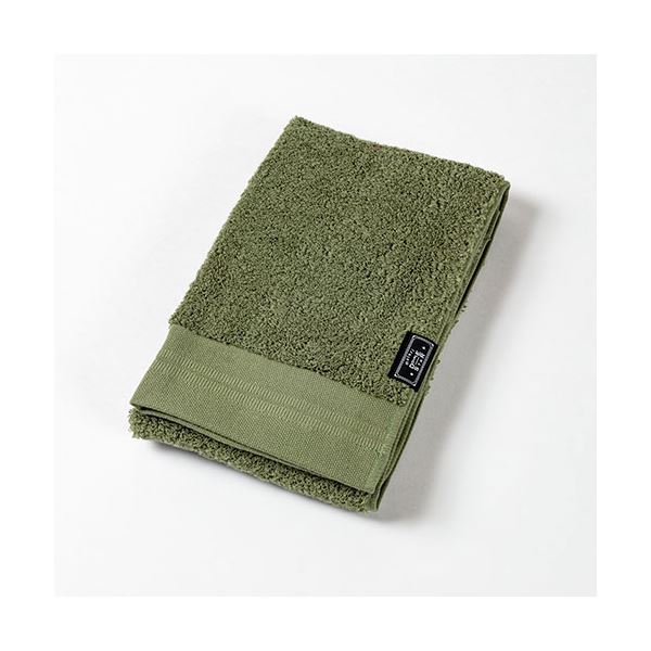 【ポイント20倍】【5個セット】楠橋紋織 くすばしタオル ダブルスター タントロ フェイスタオル 約34cm×85cm カーキ 1-68265-31-MOGX5