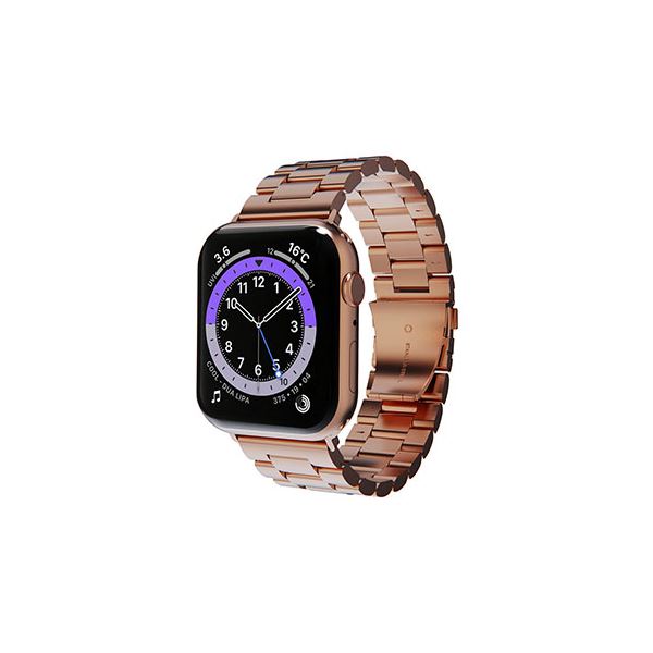 【クーポン配布中】miak METAL BAND for Apple Watch 45/44/42mm ローズゴールド SFBMA-W4244RG