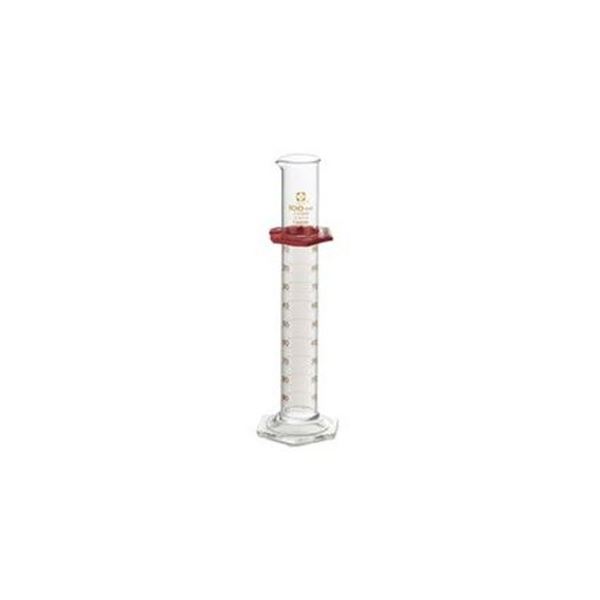 【マラソンででP最大46.5倍】(まとめ)メスシリンダー (SIBATA) カスタムA 100mL バンパー付 【×5セット】