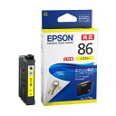【マラソンでP最大47倍】(まとめ) エプソン インクカートリッジ イエロー大容量 ICY86 1個 【×10セット】