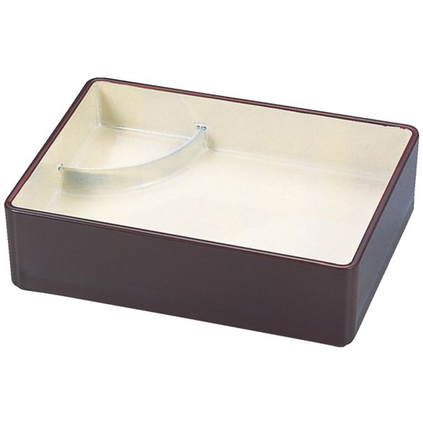 【ブラックフライデーでP最大47倍】たれ付 長角盛器/和食器 【溜内クリーム TA】 160×118×43mm 日本製 食洗機対応 〔和食 レストラン 居酒屋 店舗 お店〕【代引不可】