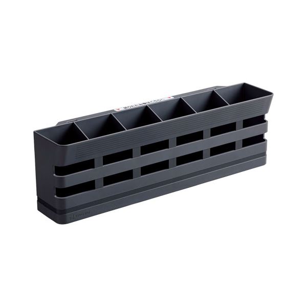 【クーポン配布中】キングジム(KING JIM) 折りたたみ傘のカサ立て 6本 ダークグレー 6036DG