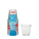 【クーポン配布中&マラソン対象】〔まとめ〕 プラスチックコップ 使い捨てコップ 90ml 30個入 ミニサイズ 透明 100個セット 日本製 アウトドア パーテ...