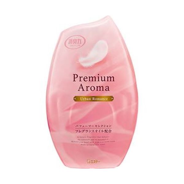 【クーポン配布中&マラソン対象】(まとめ)エステー お部屋の消臭力 PremiumAroma アーバンロマンス 400ml 1セット(3個)【×10セット】