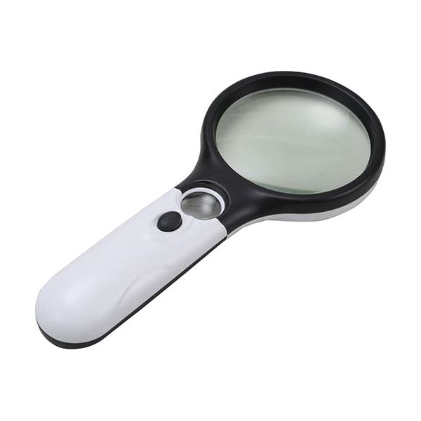 【ブラックフライデーでP最大47倍】(まとめ) LED付ダブルルーペ B8056576 【×3セット】