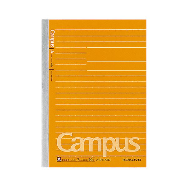 【ブラックフライデーでP最大47倍】(まとめ) コクヨキャンパスノート（ドット入り罫線） B6 A罫 40枚 ノ-211ATN 1冊 【×100セット】(3)
