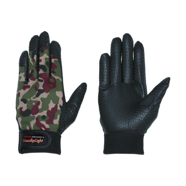 【ポイント20倍】(まとめ) ペンギンエースジャパン ノンスリップライト Pパターンマジック L 迷彩 PA-9300-L 1双 【×3セット】