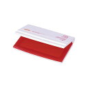 【クーポン配布中】(まとめ) マックス 瞬乾スタンプ台 中形 赤 SA-202SEカミバコ 1個 【×10セット】