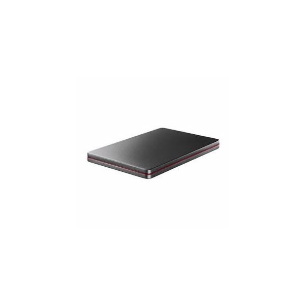 【ポイント20倍】IOデータ USB 3.0／2.0対応 ポータブルハードディスク「カクうす」 Black×Red 1TB HDPX-UTS1K