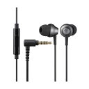 【クーポン配布中&スーパーSALE対象】(まとめ) エレコム ステレオイヤホン/カナル型/φ3.5mm/マイク付/Fast Music/FS12C/10.0mmドライバー/高耐久ケーブル/ブラック EHP-FS12CMBK 【×2セット】(2)