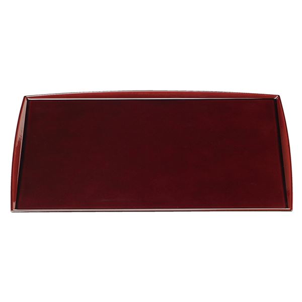 【ポイント20倍】尺5 わたらせ盆/トレー 【溜毘沙門天塗】 455mm×328mm×14mm 日本製 〔和食 レストラン 店舗 お店〕【代引不可】